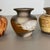 Vintage Pottery Fat Lava Vases attributed to Scheurich, Germany, 1970s, Set of 3 For Sale - Image 13 of 18