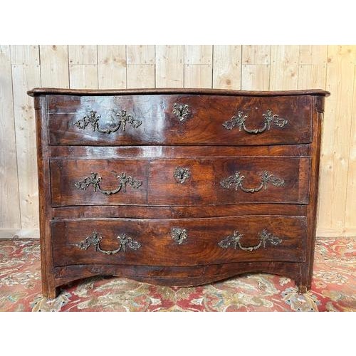 Brown Louis XIV Chest of Drawers in Oak For Sale - Image 8 of 8