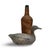 Antique Primitive Rustic European Folk Art Duck Decoy For Sale - Image 9 of 12