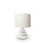 Pimlico table lamp in solid beech with lacquer and linen by popus editions. Dimensions: ø 32 x h 49 cm. Materials: hand-...
