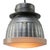 Vintage Industrial Mercury Glass Pendant Lamp by Adolf Meyer for Zeiss Ikon For Sale - Image 9 of 14