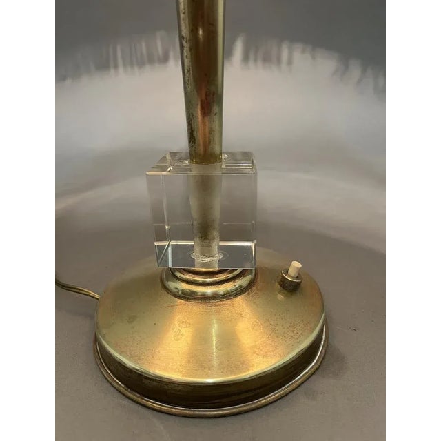 Beige Lamp attributed to Perzel, France, 1950s For Sale - Image 8 of 11