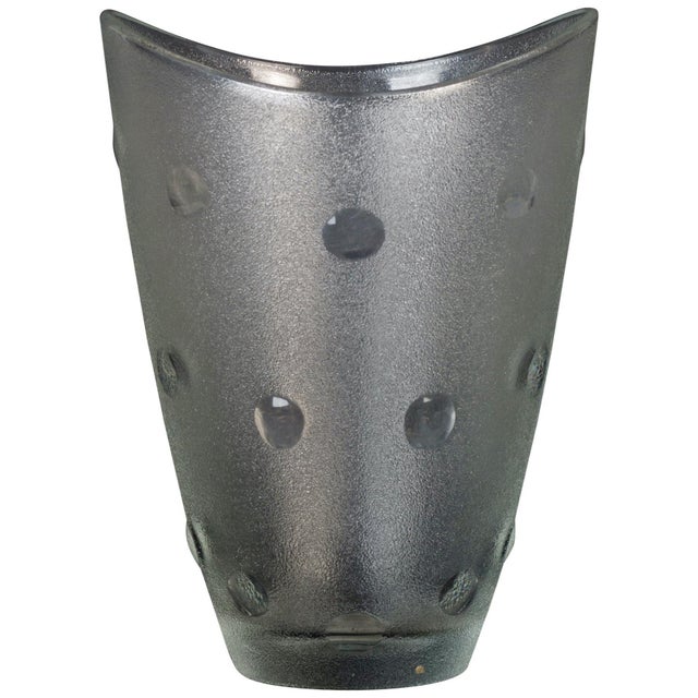 Polka Dots Glass Vase, Italy, 1970s For Sale - Image 6 of 6