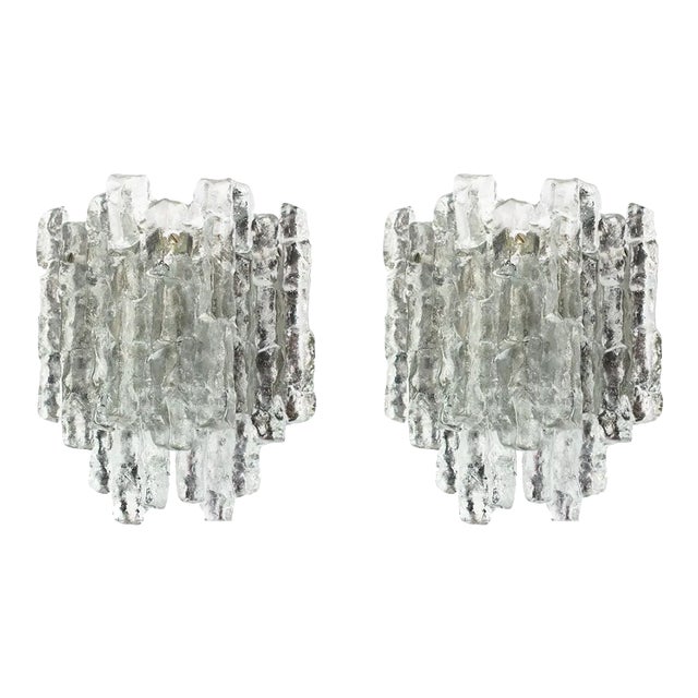 Large Murano Glass Wall Light from Kalmar, Austria, 1960s For Sale