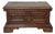 19th Century Rustic Wooden Coffer with Italian Carved Design For Sale