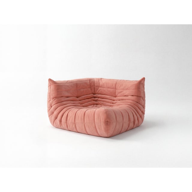 Togo Sofa Set in Pink by Michel Ducaroy for Ligne Roset, Set of 5 For Sale - Image 7 of 14