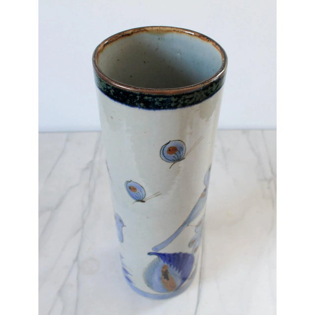 Mid 20th Century Vintage Mexican Pottery Vase For Sale - Image 5 of 8