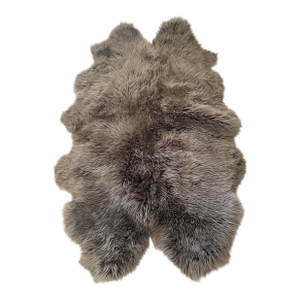 Pottery Barn Style Gray/Taupe Australian Sheepskin Hide 4 X 6
