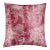 Pink Zebra Silk Velvet Pillow 20x20 | Handmade Designer Accent Cushion For Sale