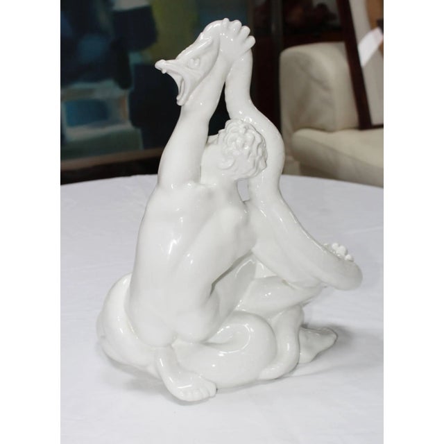Dahl Jensen Danish Porcelain Sculpture For Sale - Image 9 of 13