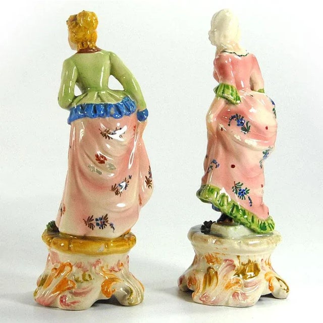 Vintage Italian Figurines from Capodimonte, 1950s. Set of 2, Set of 2 For Sale - Image 3 of 11