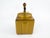 Wood Vintage Peugeot Frères French Coffee Grinder in Mustard Gold, Mid-20th Century For Sale - Image 7 of 11
