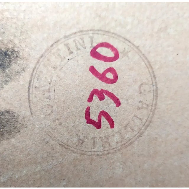 Agi Straus (1926-2022). Born in Vienna and died in Sao Paulo,Brasil. This work represents the artist's informal period and...