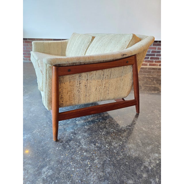 Folke Ohlsson for Dux Sweden Small Sofa Loveseat MCM Vintage 2 of 2 I actually have a pair of these, so check my listings...