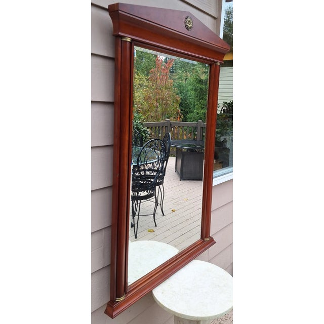 Ethan Allen Ethan Allen Medallion Collection Mirror For Sale - Image 4 of 12