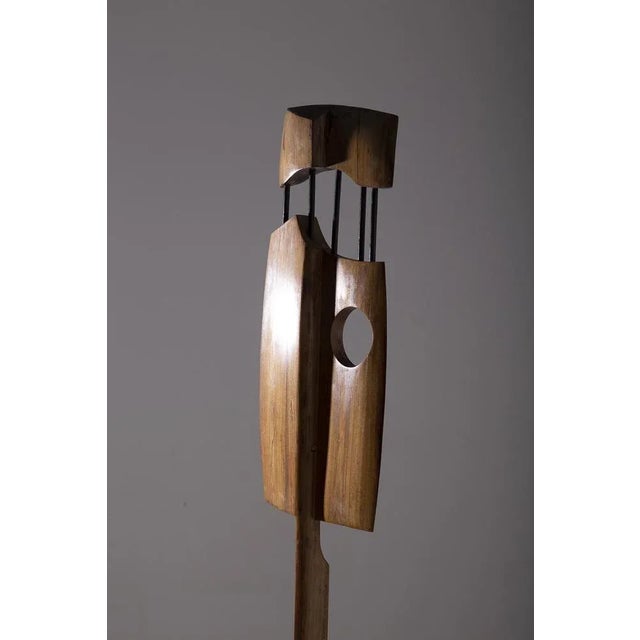 Elvio Becheroni, Totem, Walnut Sculpture For Sale - Image 6 of 11