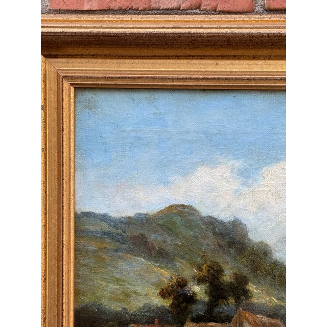 Antique English Oil on Canvas Signed, William Langley For Sale - Image 4 of 8
