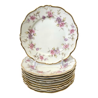 Edelstein Maria Theresia Delphine Salad or Dessert Plates, 17283. Set of 10 For Sale