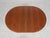 Brown Midcentury Danish Round Dining Table in Teak attributed to Vv Møbler 1960s - with 4 Legs For Sale - Image 8 of 12