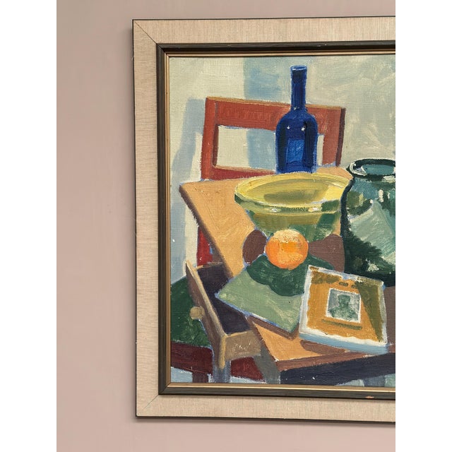 Eli Rasmussen, Opstilling, 1953, Oil Painting on Canvas, Framed For Sale - Image 9 of 18