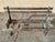 Antique English Victorian Cast Iron Wooden Slat Garden Seat Patio Park Bench For Sale - Image 9 of 12