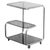 Food Cart Triple Shelf in Steel, 1970 For Sale - Image 10 of 10
