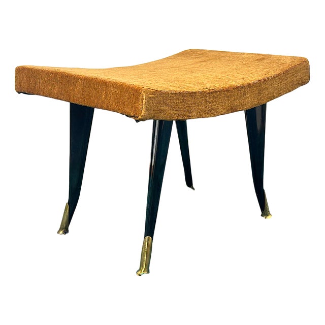 Mid-Century Modern Italian Stool, 1950s For Sale