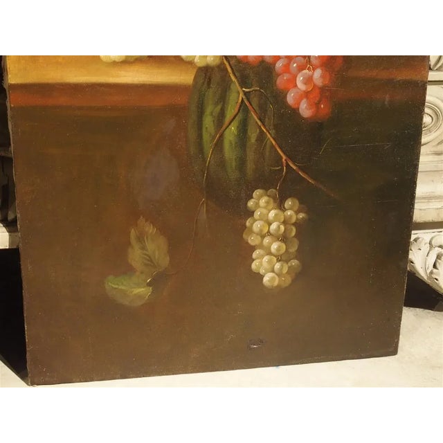 Tall Antique Italian Still Life Paintings, Circa 1900 - A Pair For Sale - Image 11 of 13