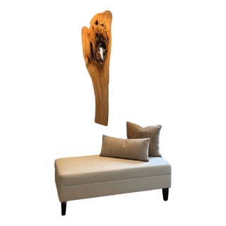 One-of-a-Kind Sculptural Live Edge Wood Wall Art For Sale