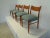 Wood Italian Oak Chairs, 1950s, Set of 4 For Sale - Image 7 of 9