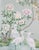Chinoiserie 30"*60"/Panel, Handmade Aqua Green Chinoiserie Wall Art, No Frame, Tea Paper For Sale - Image 3 of 8