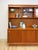 MCM Teak 2 Piece China Cabinet Sliding Doors Shelves Vintage Buffet Storage For Sale - Image 14 of 17