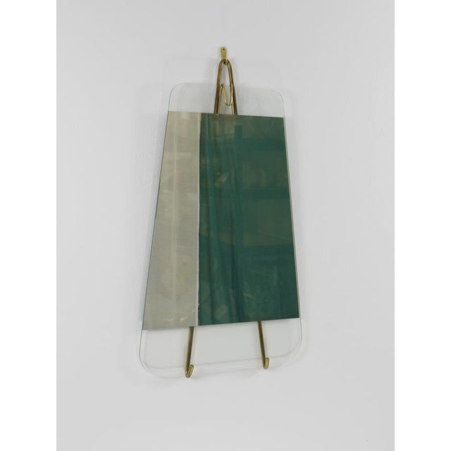 Vienna Brass Wall Mirror by Carl Auböck, Austria, 1950s For Sale - Image 10 of 18