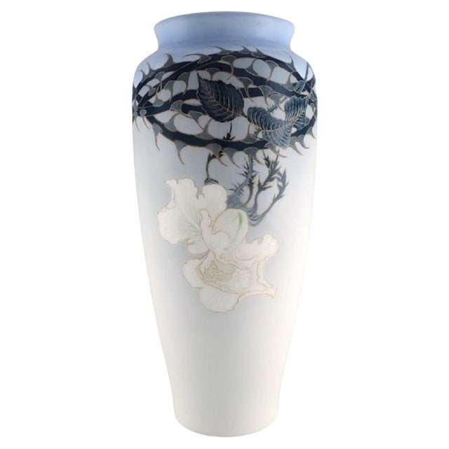 Large Art Nouveau Vase Bertha Nathanielsen for Royal Copenhagen, 1929 For Sale