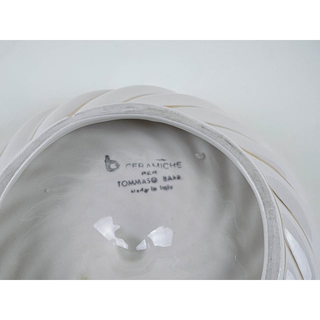 Ceramic Italian Ceramic Decorative Bowl, 1980s For Sale - Image 7 of 8