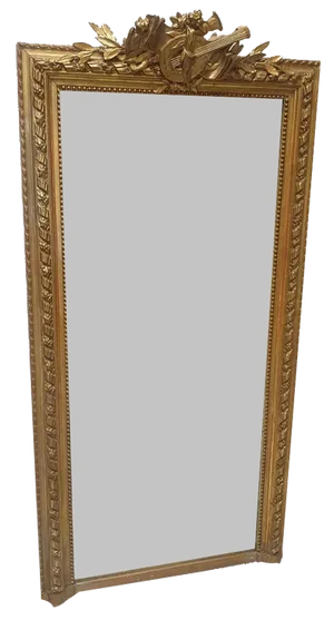 Antique French Gilt Pier Mirror