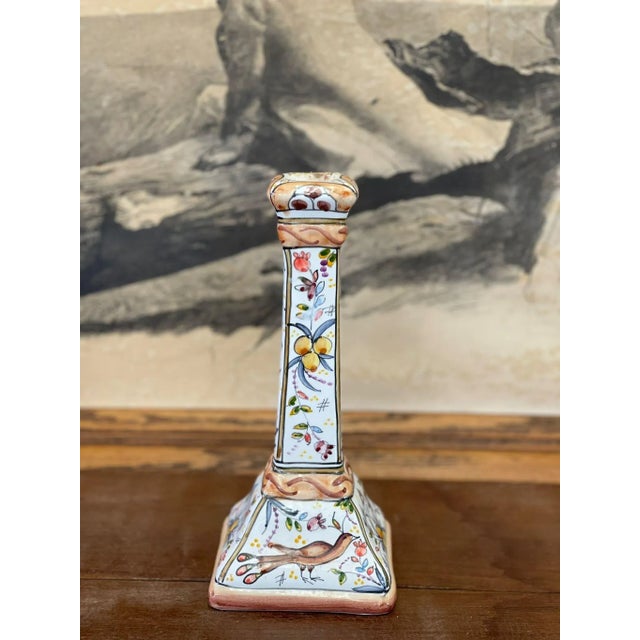 1970s Hand Painted Portuguese Candle Holder Chairish