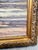 Large Vintage Signed Harbor Scene Painting For Sale - Image 11 of 13