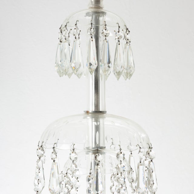 Antique Bohemian Crystal Chandelier, 1890s, in Flawless conditions. Designed 1890 to 1919 Up to 250V (Europe/UK...