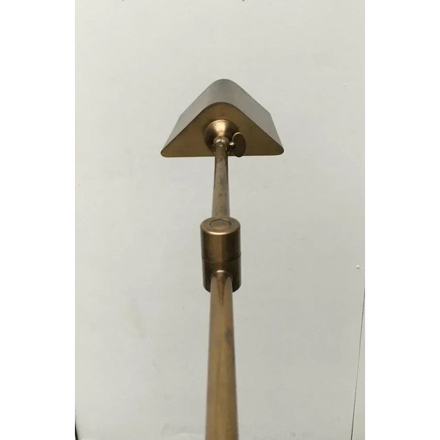 Mid-Century German Hollywood Regency Style Brass Wall Lamp Sconce by Florian Schulz for Interline, 1970s For Sale - Image 5 of 18