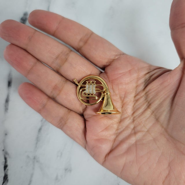 ♥ Product Summary ♥ Main Stone: Diamond Approx. Total Carat Weight: .10cttw Metal Choice: 14K Yellow Gold Dimensions: 22mm...