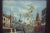 Blue Vintage European City Scene Paris France Oil Painting, Framed For Sale - Image 8 of 9