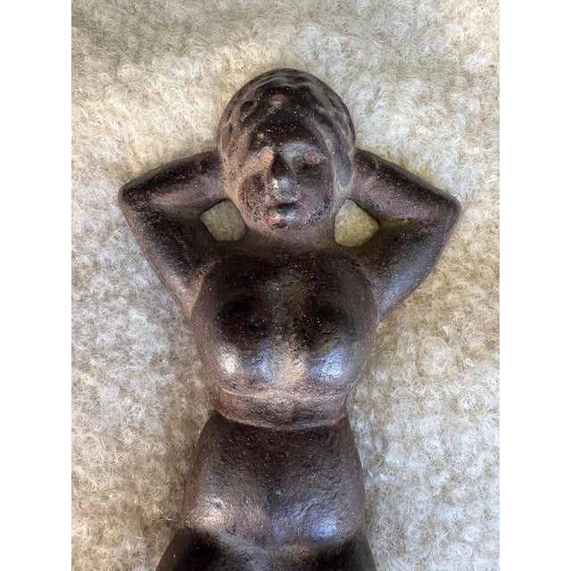 19th Century 19th Century Cast Iron Lady Boot Jack For Sale - Image 5 of 8