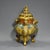 Metal Pure Copper Cloisonne Filigree Flying Beast Incense Burner Censer - Gilt Gold Body With Colored Enamel For Sale - Image 7 of 9