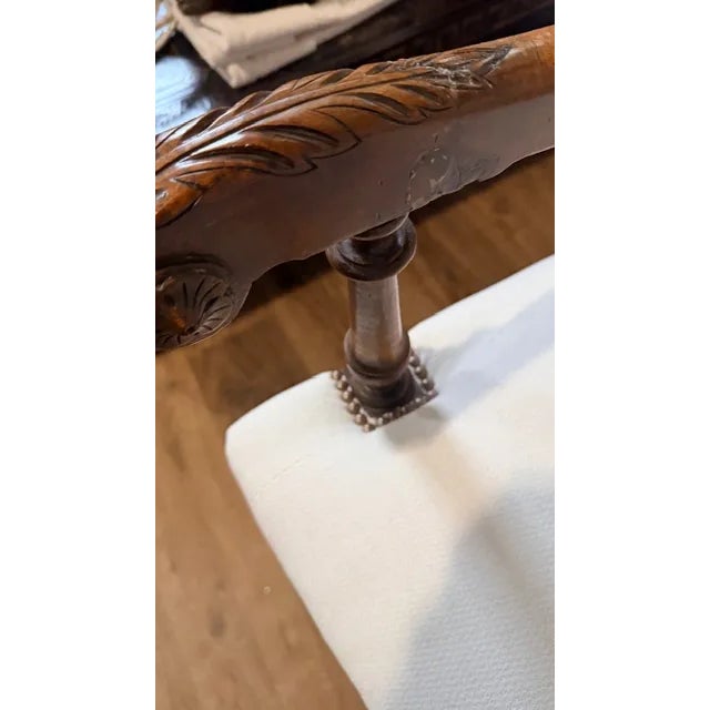 Antique White Sofa For Sale - Image 11 of 18