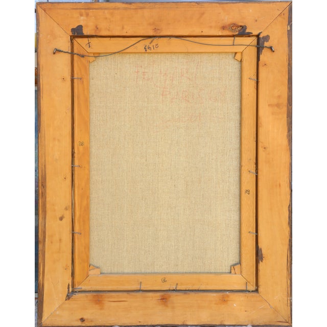 Modern Felix Felmart, Clown Boy From Paris, Painting For Sale - Image 3 of 4