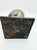 Mid 20th Century Vintage Asian Modern Carved Rock Buddha Head Sculpture on Industrial Iron Stand For Sale - Image 5 of 5