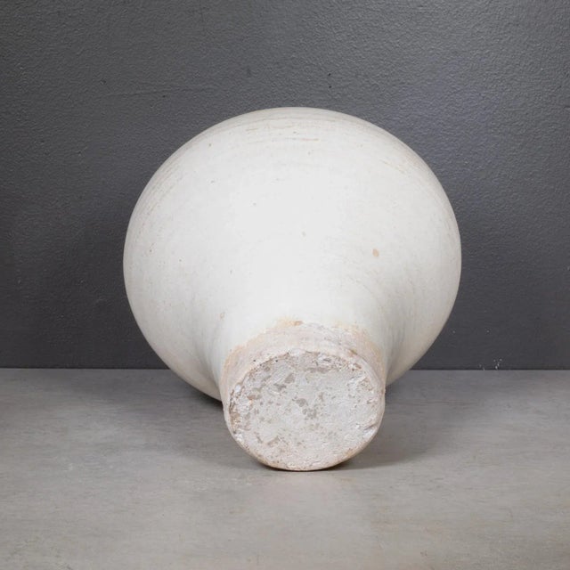 White White Ceramic Milk Pottery With Handles by Mix Design For Sale - Image 8 of 9