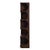 A striking addition to any curated interior. Finished in a matt Teak Brown finish, this bookcase showcases rhythmic,...