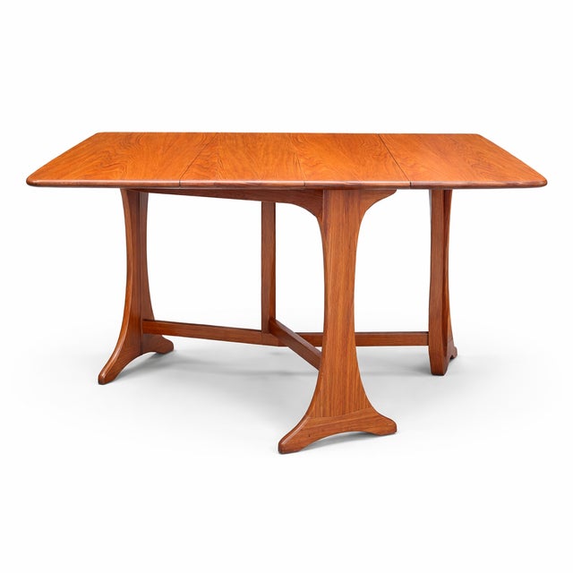 Brown Mid-Century Fresco Drop Leaf Dining Table and Chairs from G-Plan, 1970s, Set of 5 For Sale - Image 8 of 14